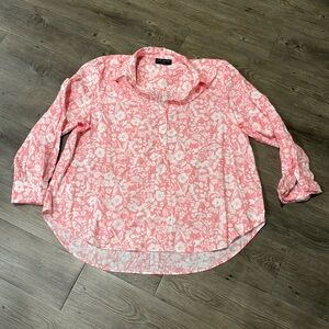 Lane Bryant Floral Pink Women's Top 18/20